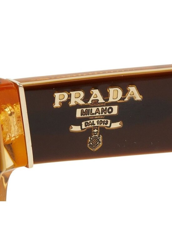 Prada Logo Gradation Sunglasses Brown Acetate 1- Eyewear main image 6